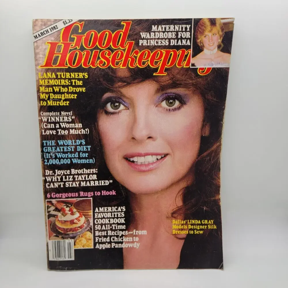Good Housekeeping Magazine Mar 1982 Linda Gray Princess Diana Maternity Wardrobe - Picture 2 of 13